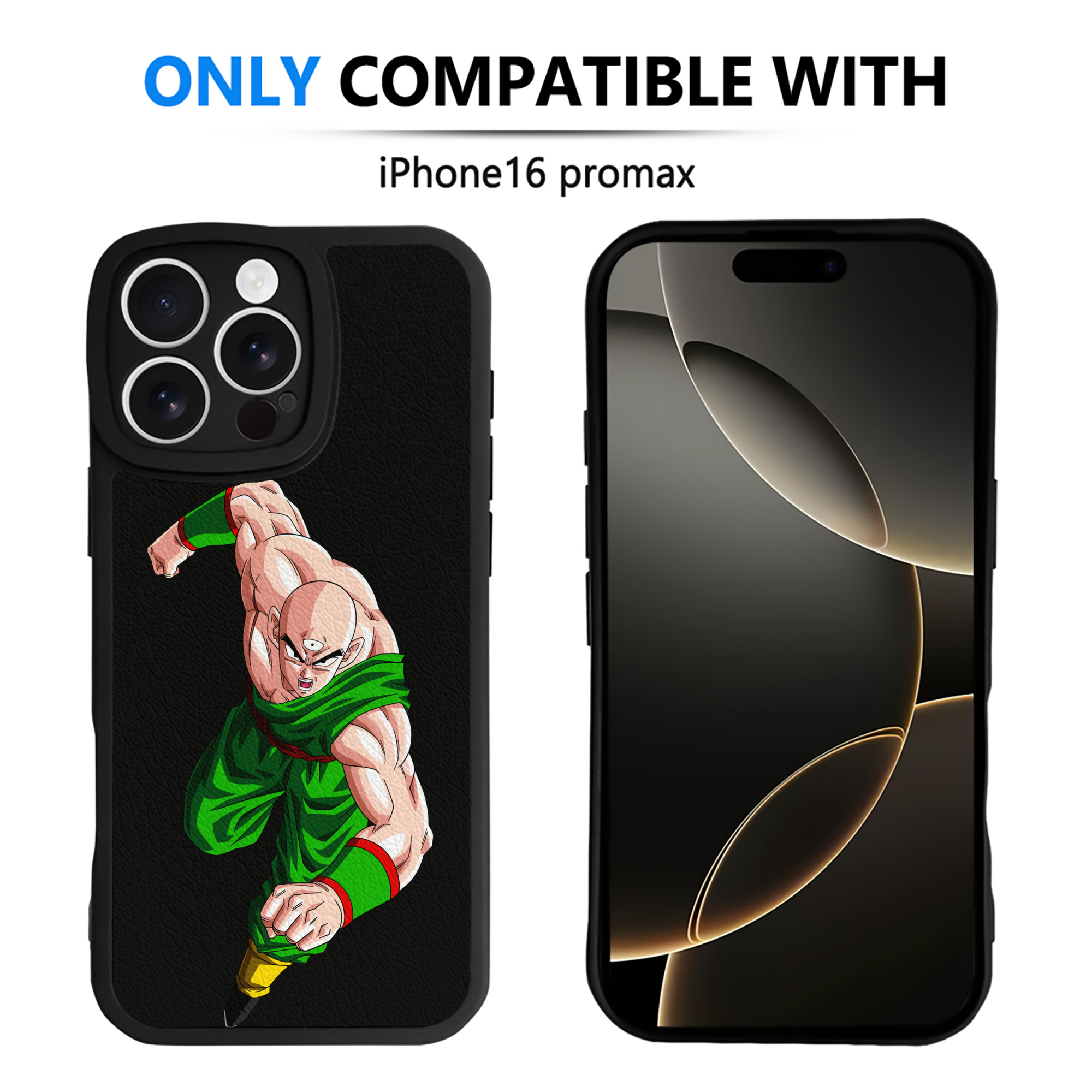 （画像用） ドラゴンボール DRAGON BALL 【iPhone 16シリーズ対応】シリコンスマホケース（レザー調） 材質：シリコン